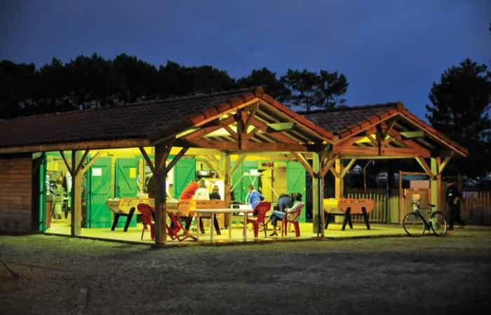 Chalet Camping Les Vignes Lit-et-Mixe Luaran gambar