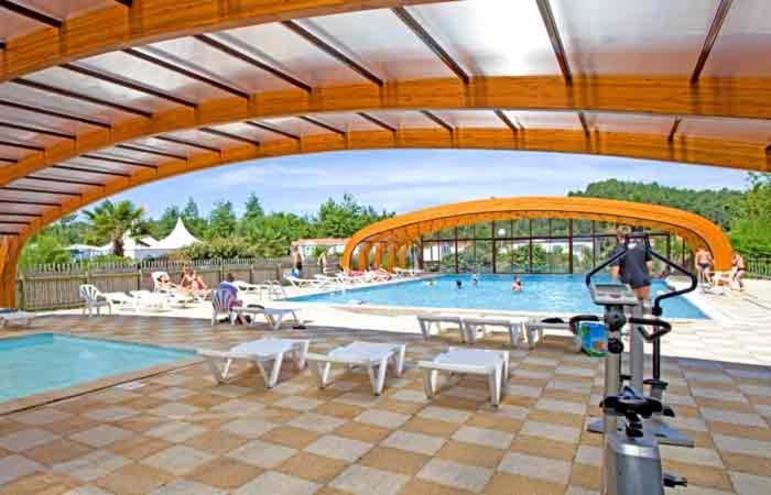 Chalet Camping Les Vignes Lit-et-Mixe Luaran gambar