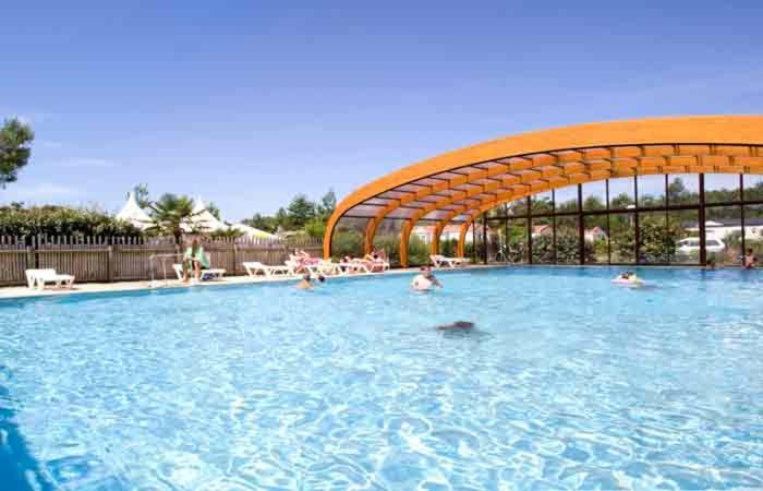 Chalet Camping Les Vignes Lit-et-Mixe Luaran gambar