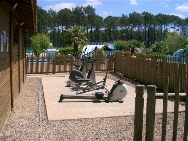 Chalet Camping Les Vignes Lit-et-Mixe Luaran gambar