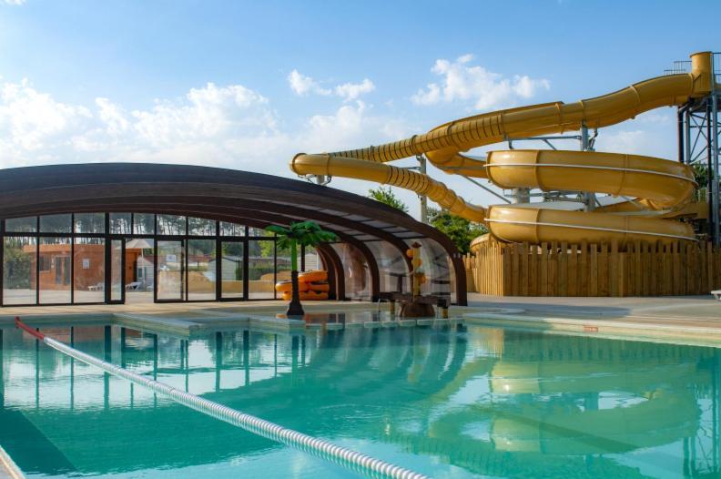 Chalet Camping Les Vignes Lit-et-Mixe Luaran gambar