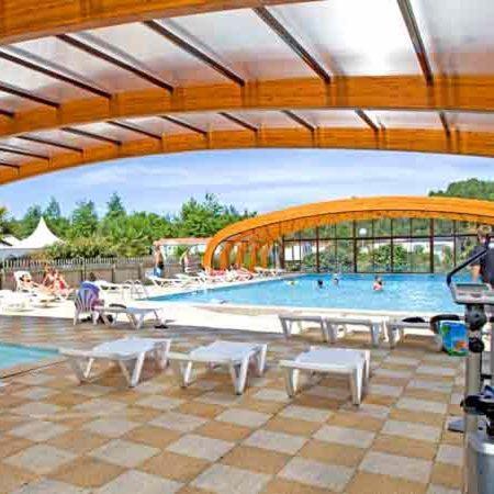 Chalet Camping Les Vignes Lit-et-Mixe Luaran gambar