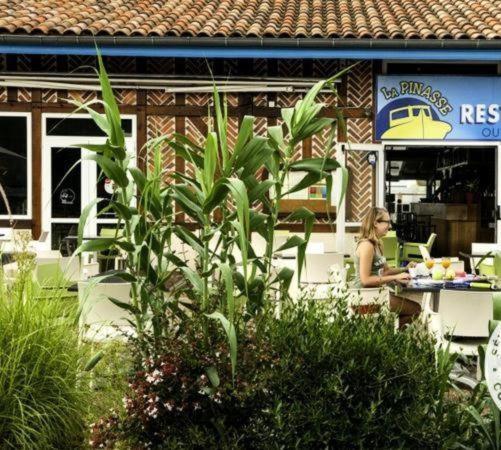 Chalet Camping Les Vignes Lit-et-Mixe Luaran gambar
