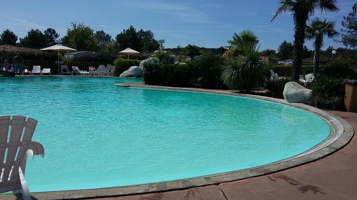 Chalet Camping Les Vignes Lit-et-Mixe Luaran gambar