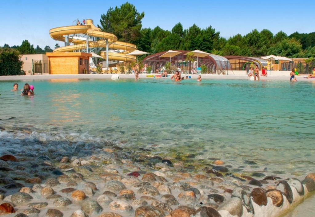 Chalet Camping Les Vignes Lit-et-Mixe Luaran gambar