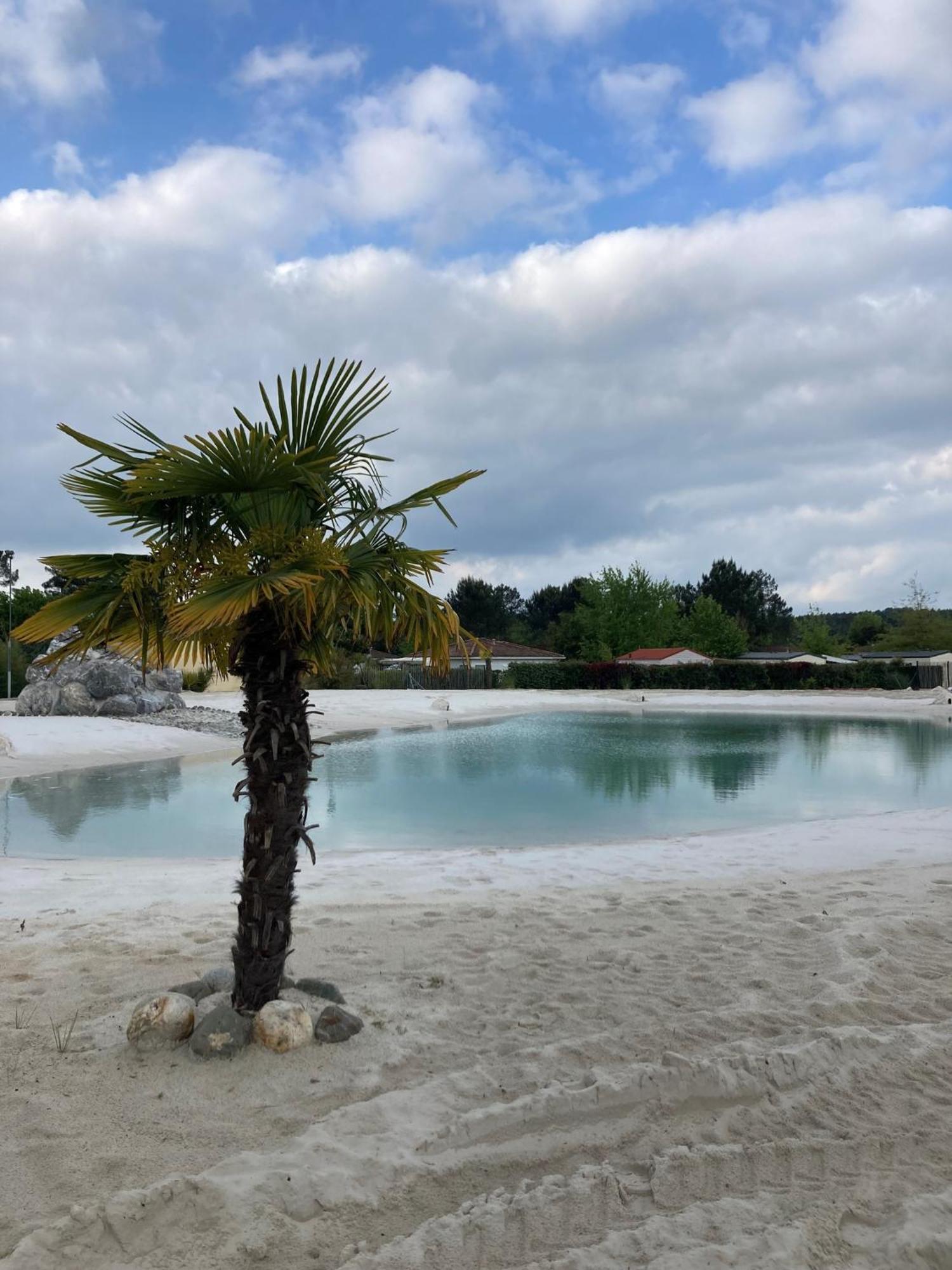 Chalet Camping Les Vignes Lit-et-Mixe Luaran gambar
