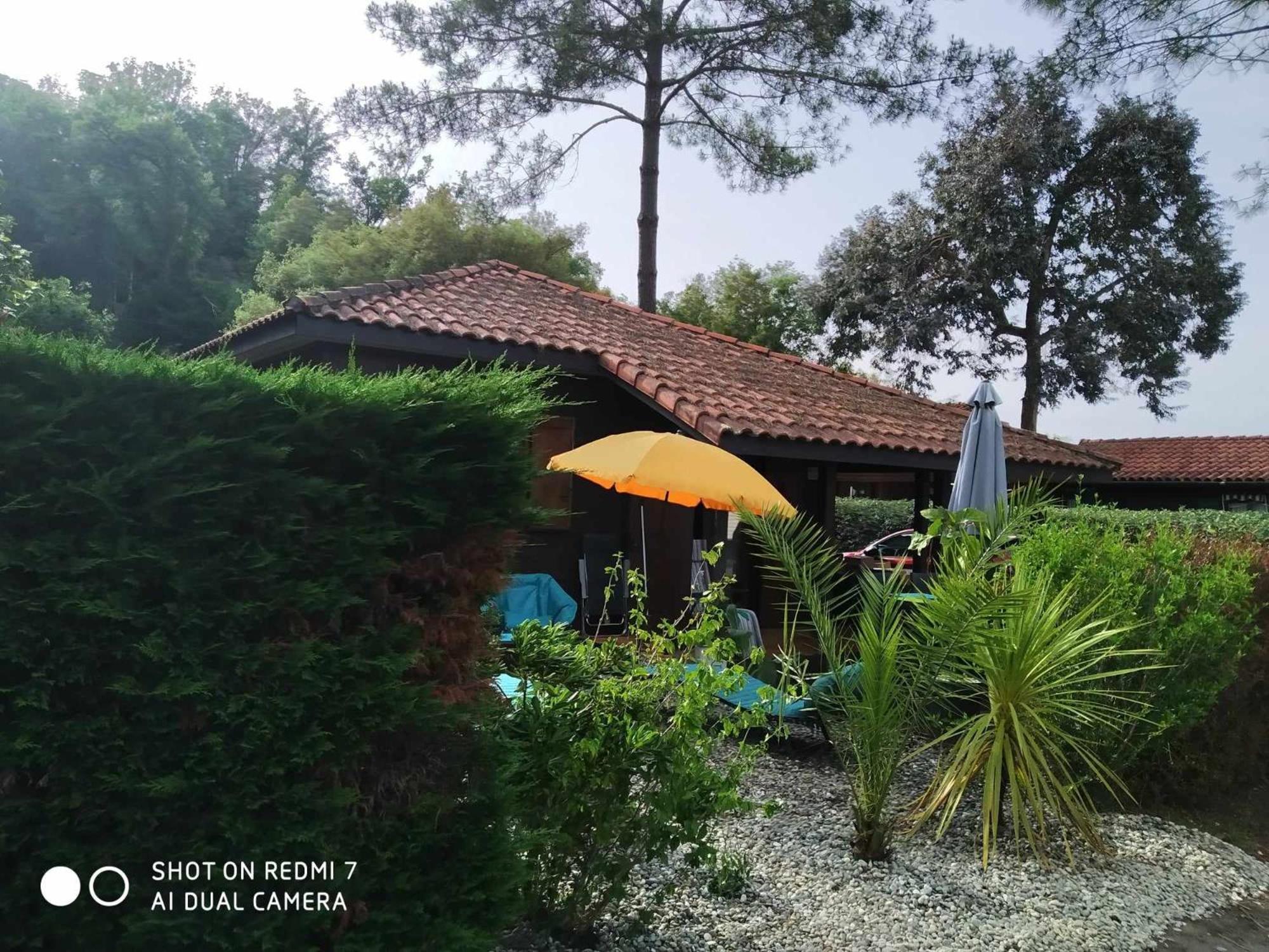 Chalet Camping Les Vignes Lit-et-Mixe Luaran gambar