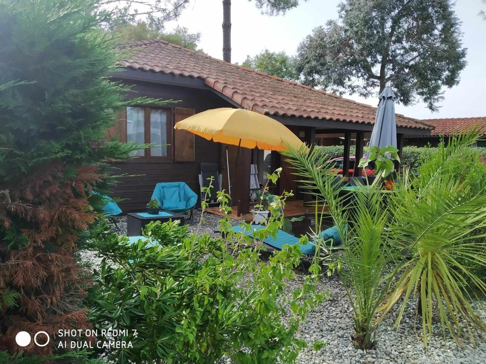 Chalet Camping Les Vignes Lit-et-Mixe Luaran gambar