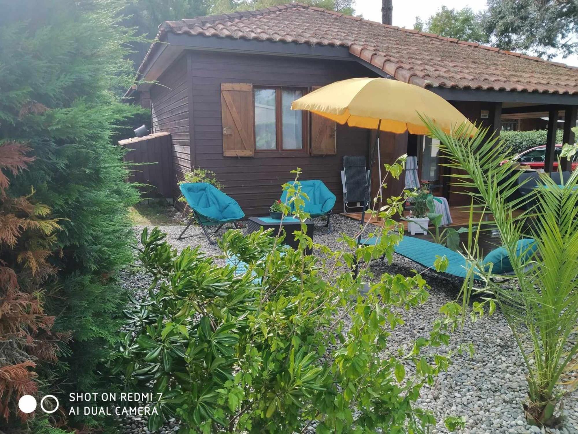 Chalet Camping Les Vignes Lit-et-Mixe Luaran gambar