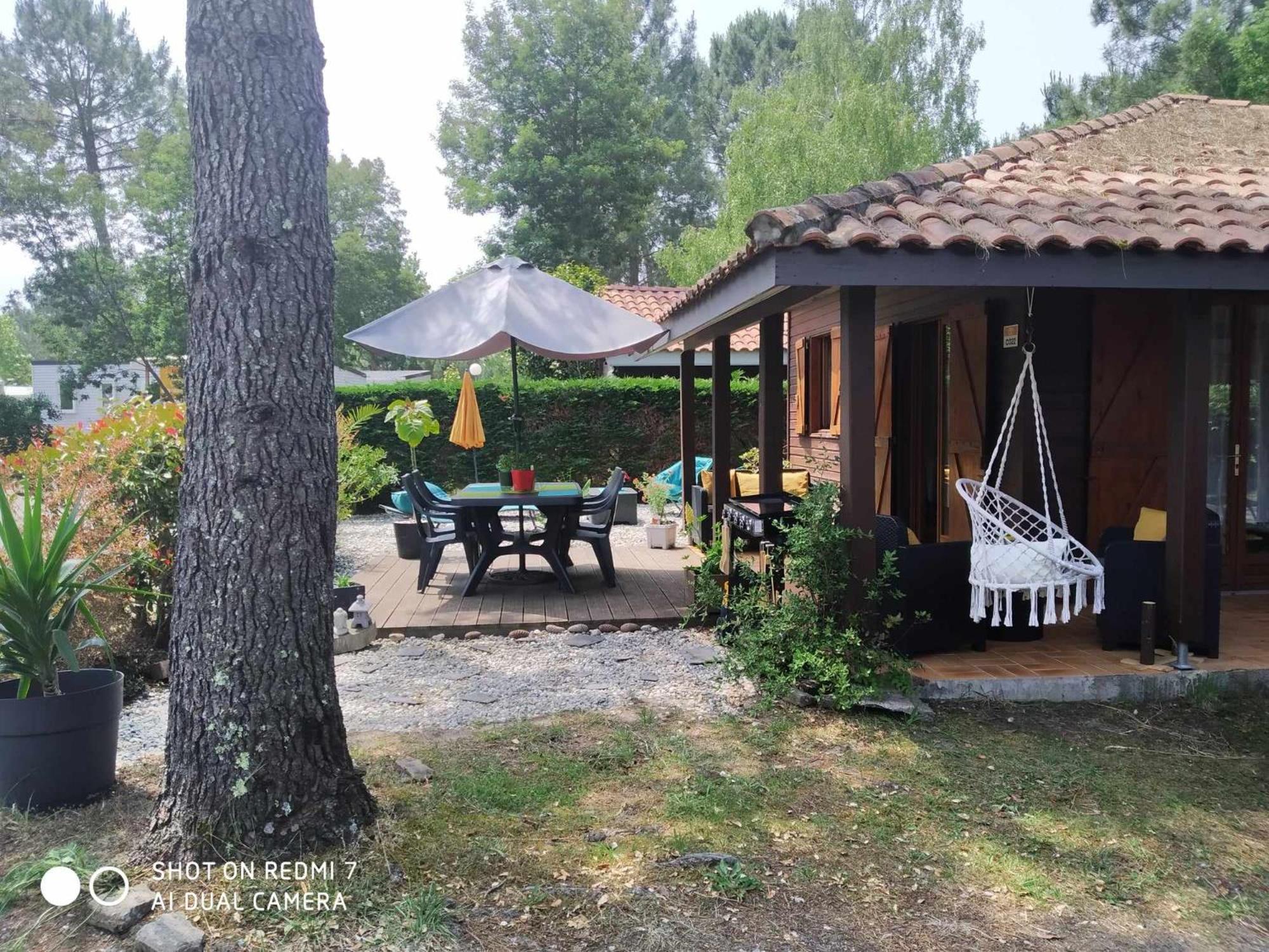 Chalet Camping Les Vignes Lit-et-Mixe Luaran gambar