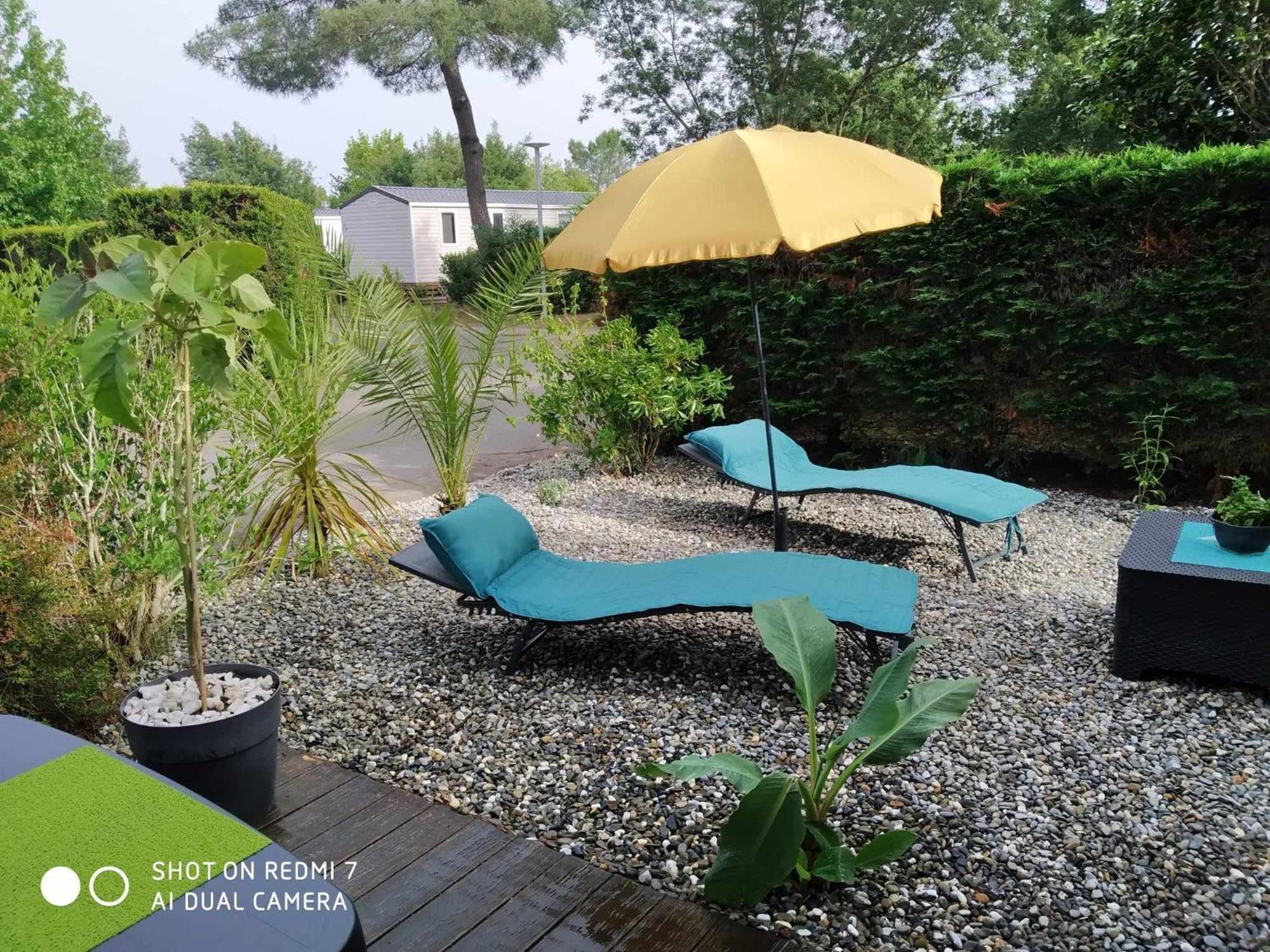 Chalet Camping Les Vignes Lit-et-Mixe Luaran gambar